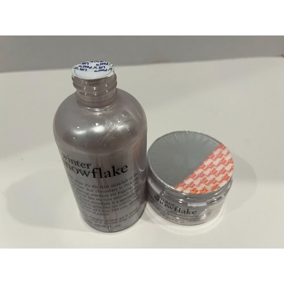 PHILOSOPHY Winter Snowflake Shampoo Shower Gel Bubble Bath Body Soufflé Gift Set - Picture 5 of 5